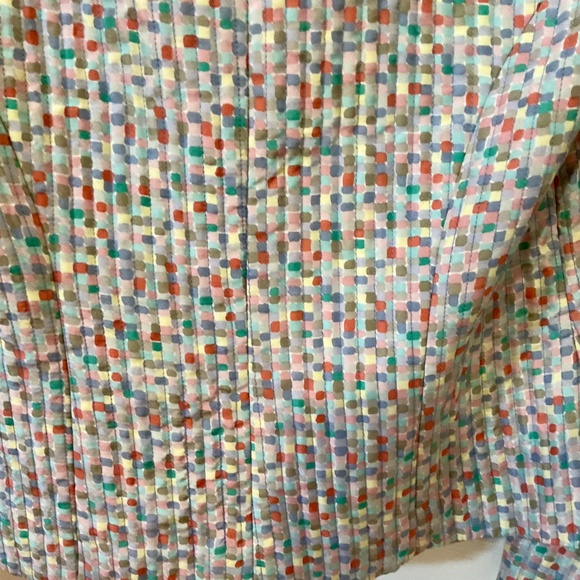 Katie Hill Blazeer 100 percent silk confetti design - Picture 4 of 8